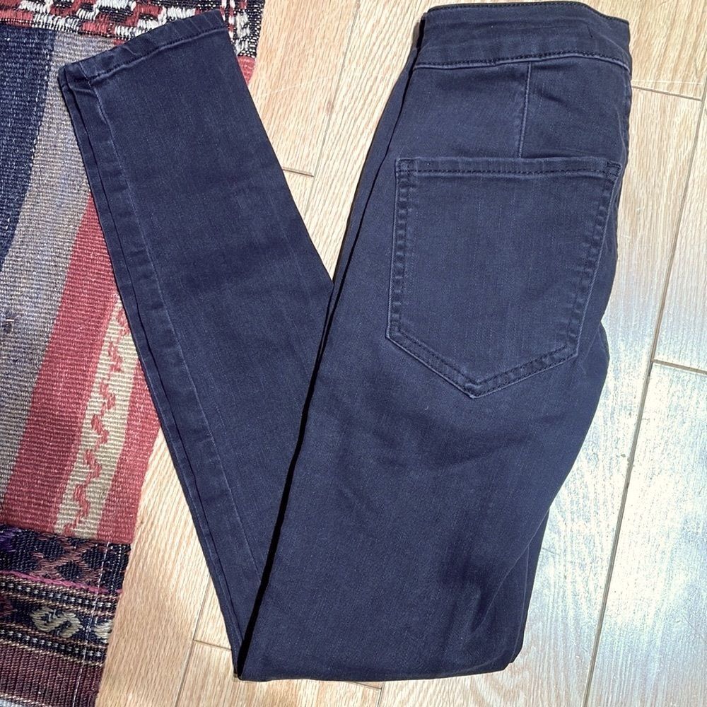 Free People Lace-Up Skinny Jeans - Picture 4 of 4